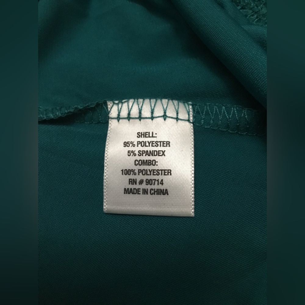 Chaus Teal V-Neck Tie-Waist Maxi Dress - Picture 14 of 16